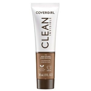 COVERGIRL Clean Invisible Foundation - Deep Golden, NEW